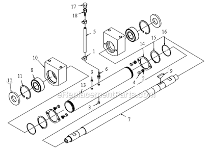 Page X Diagram and Parts List for MK-4030HY  MK Diamond Concrete Saw